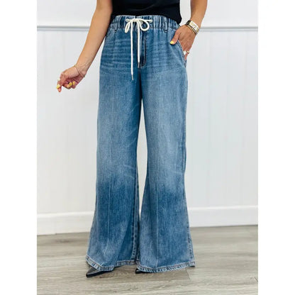Judy Blue Slouchy Sue Palazzo Jeans